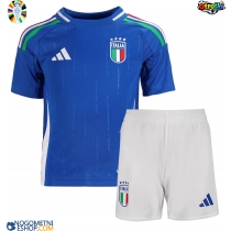 Otroški Nogometni dresi Italija Domači EP 2024 Kratek Rokav (+ Kratke hlače)